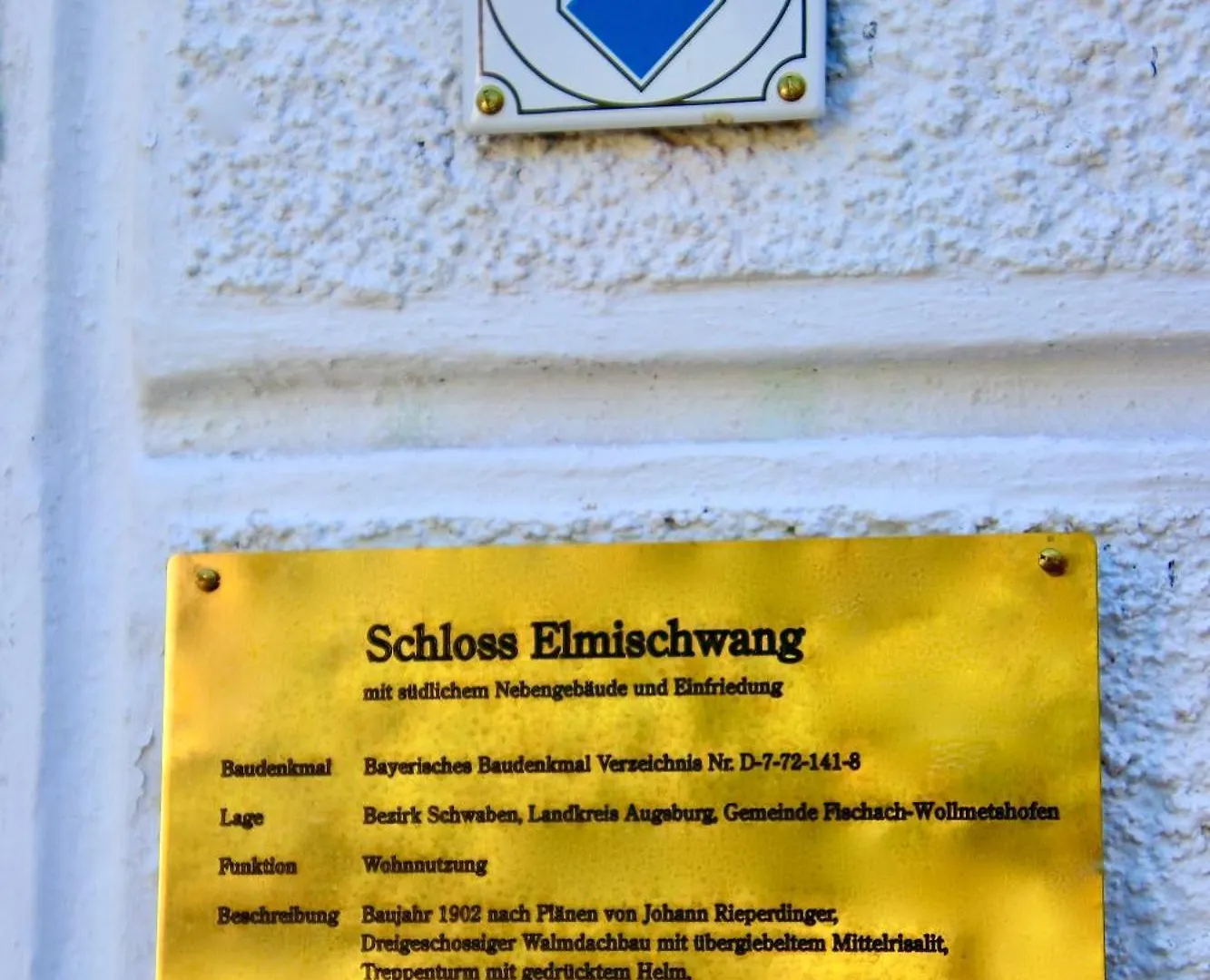 Penzion Schloss Elmischwang Fischach Německo