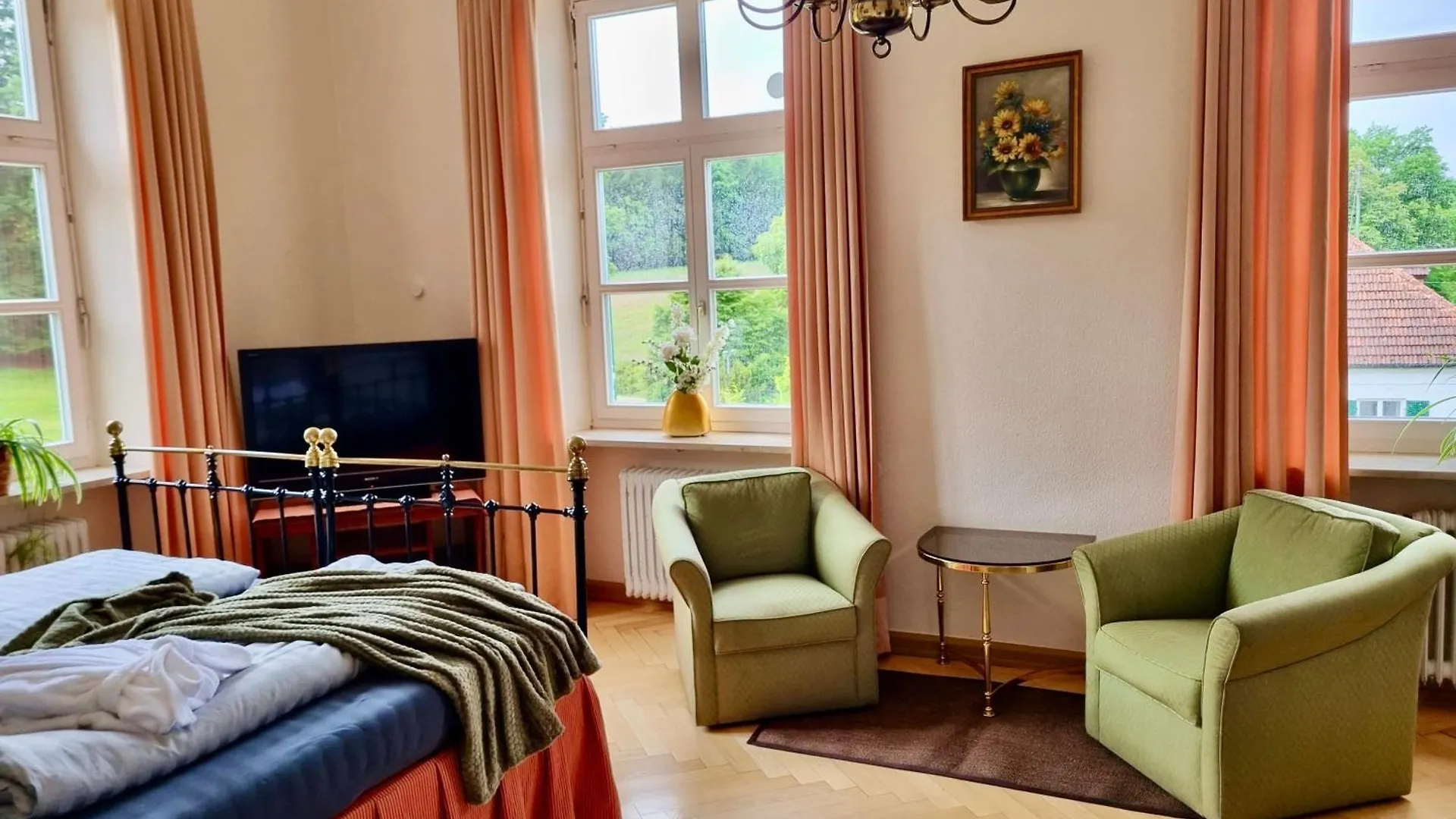 Penzion Schloss Elmischwang Fischach Německo